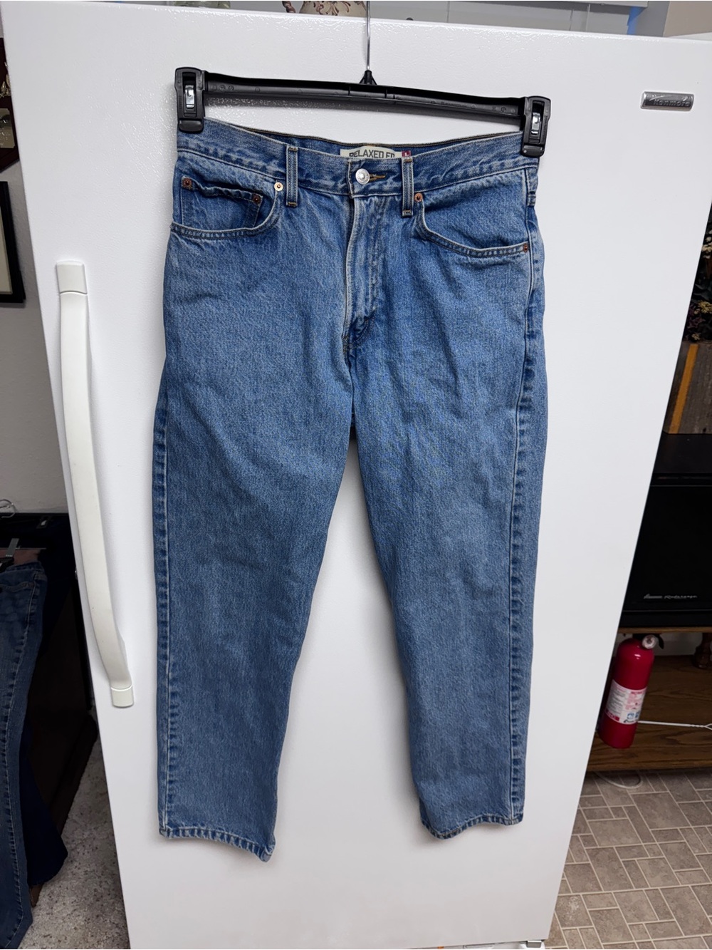 Levi's 550 Relaxed Fit Jeans in Light Blue Denim